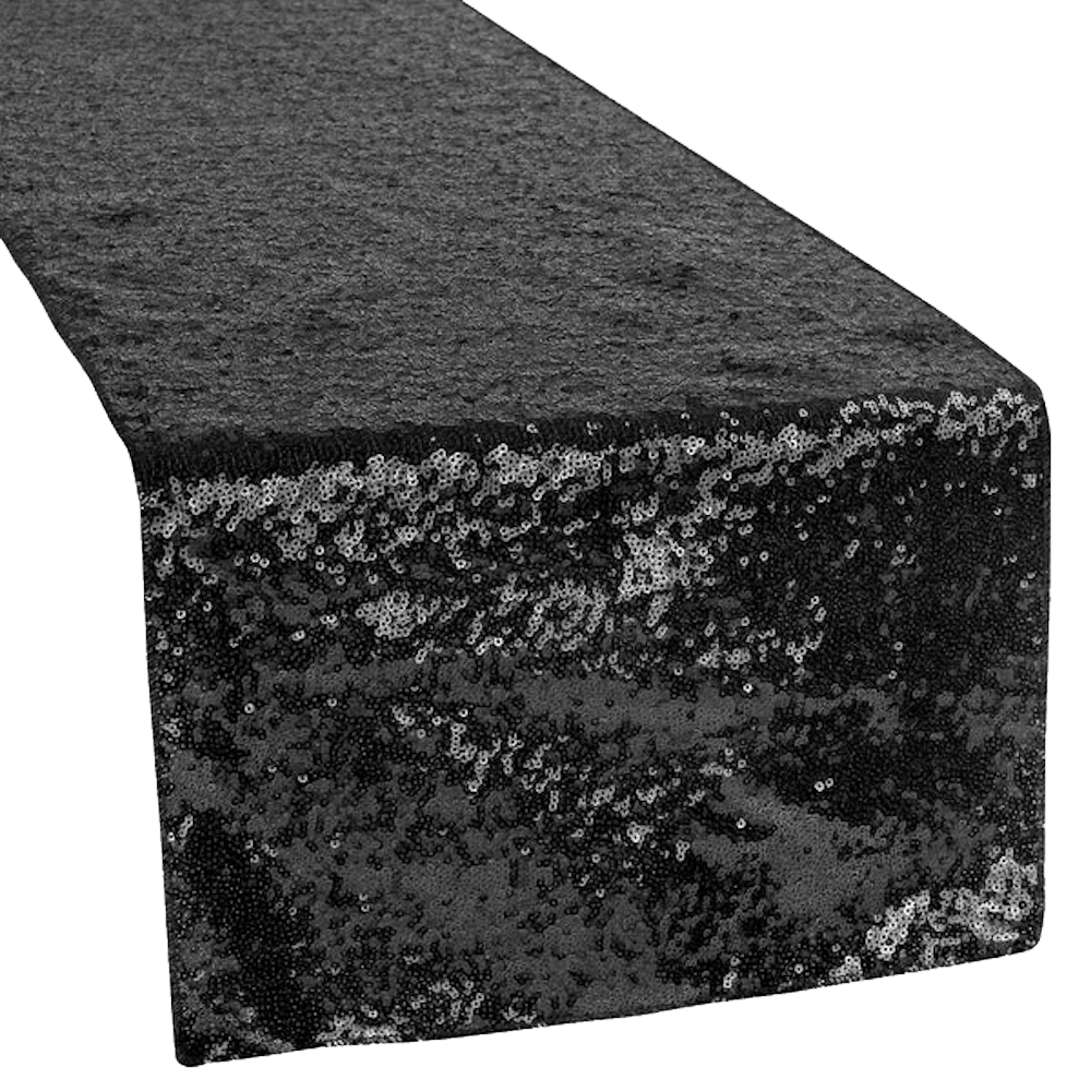 Black Sequin Runner Hire