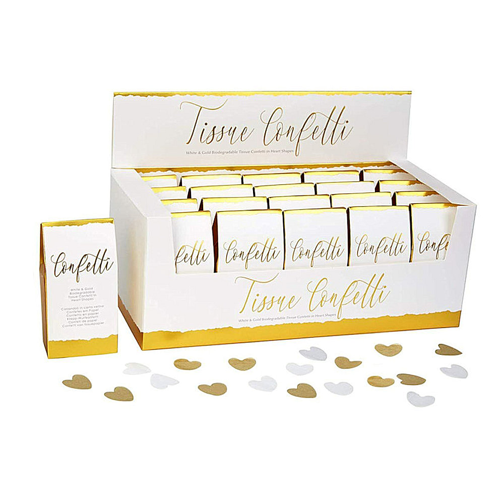 Gold Biodegradable Tissue Confetti