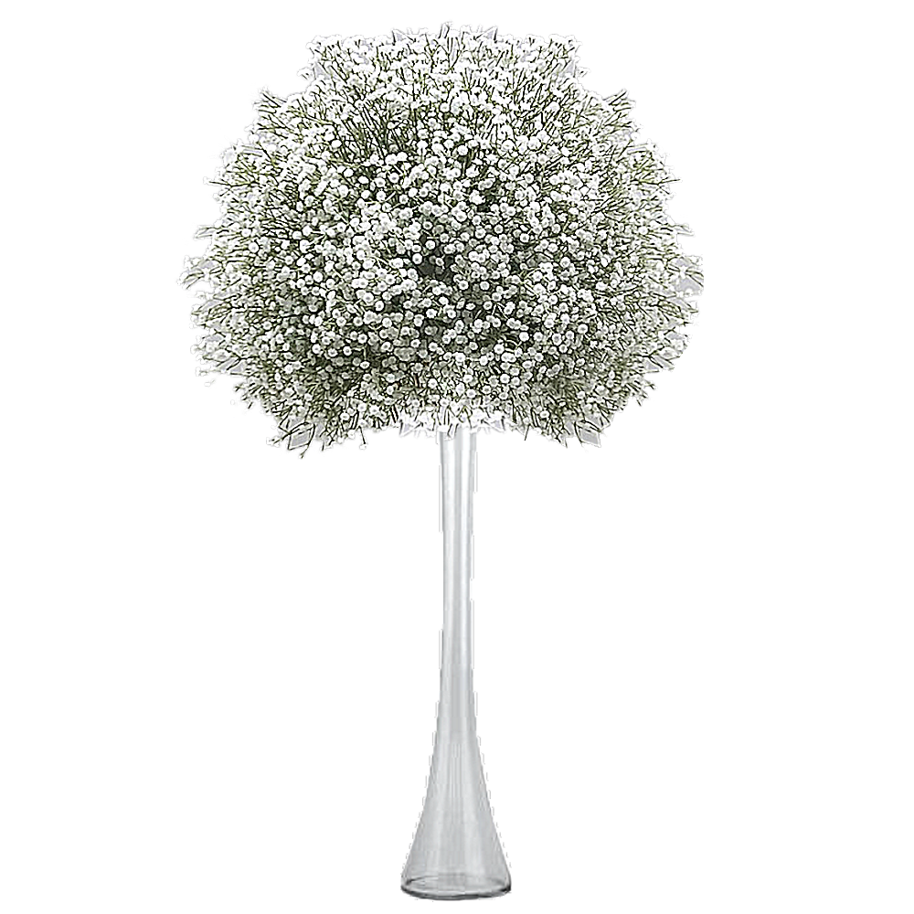 Gyp, Gypsophila, Baby’s Breath Ball Centrepiece 50cm Hire