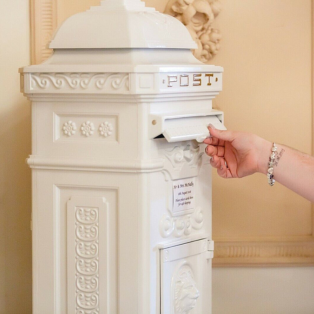 Victorian Post Box Hire White