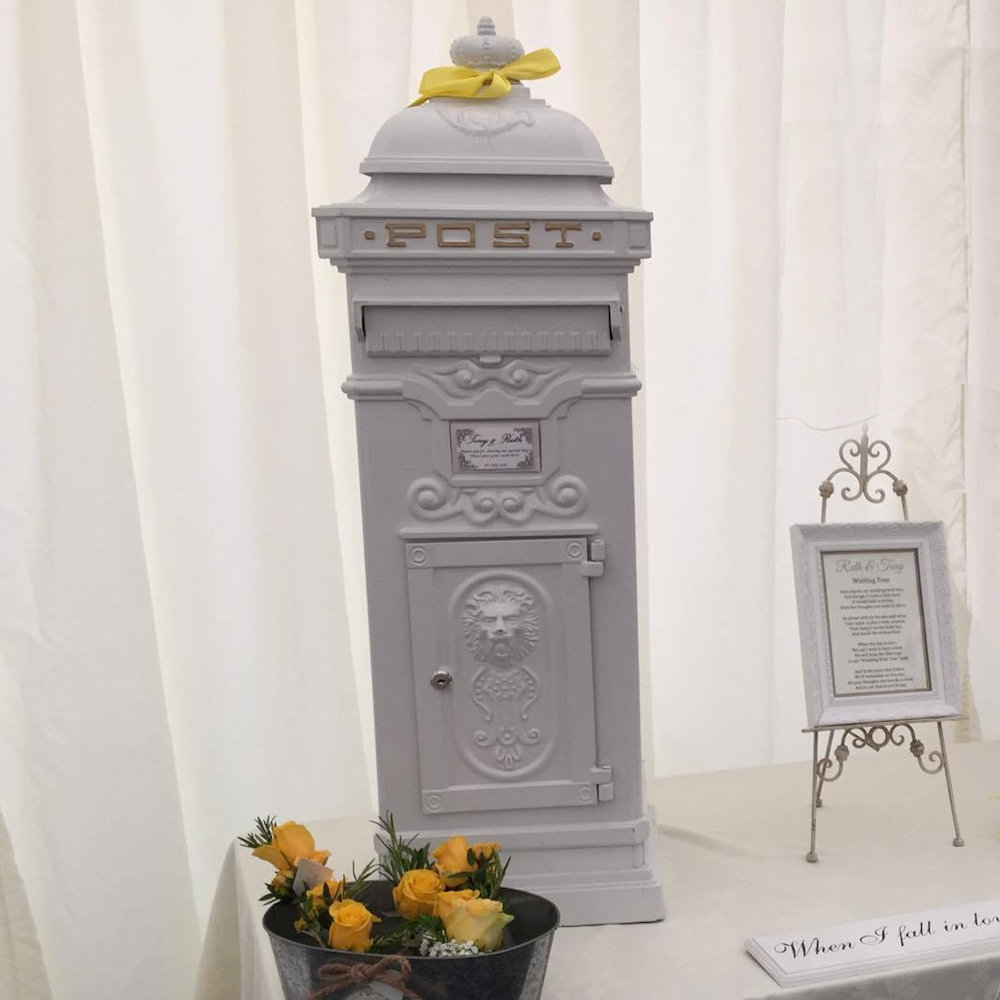 Victorian Post Box Hire White