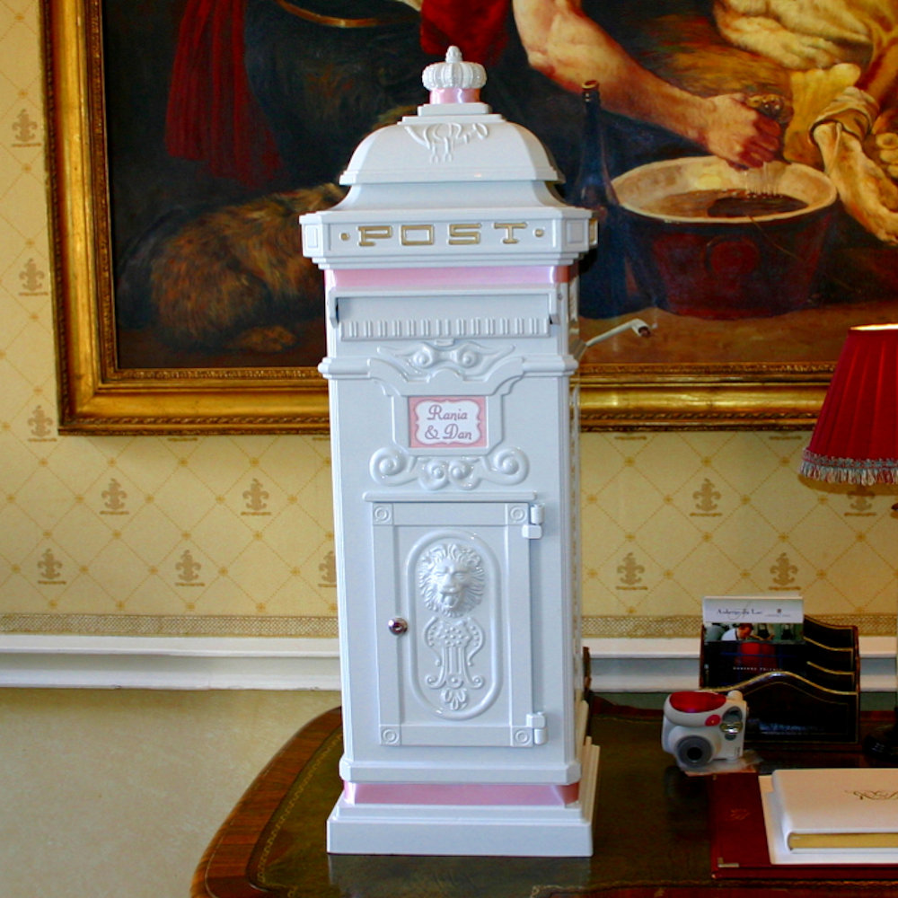 Victorian Post Box Hire White