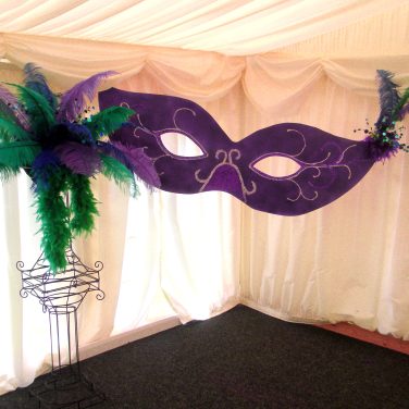 Giant MDF Display Mask Purple 6ft x 2ft
