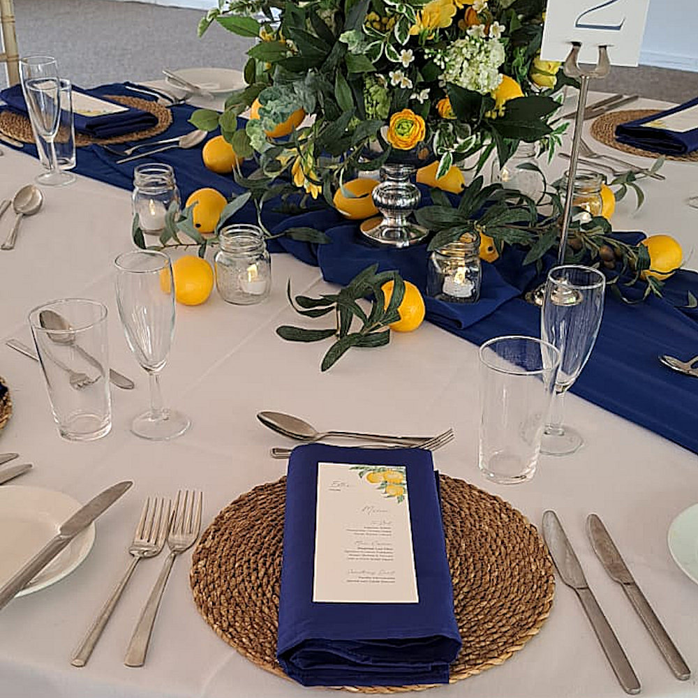 Grass Rattan Jute Woven Place Mat Placemat Hire Rent Event Party Wedding