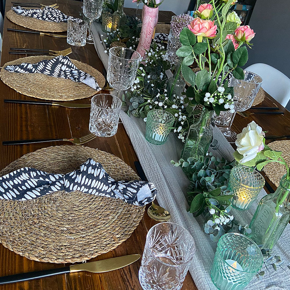 Grass Rattan Jute Woven Place Mat Placemat Hire Rent Event Party Wedding