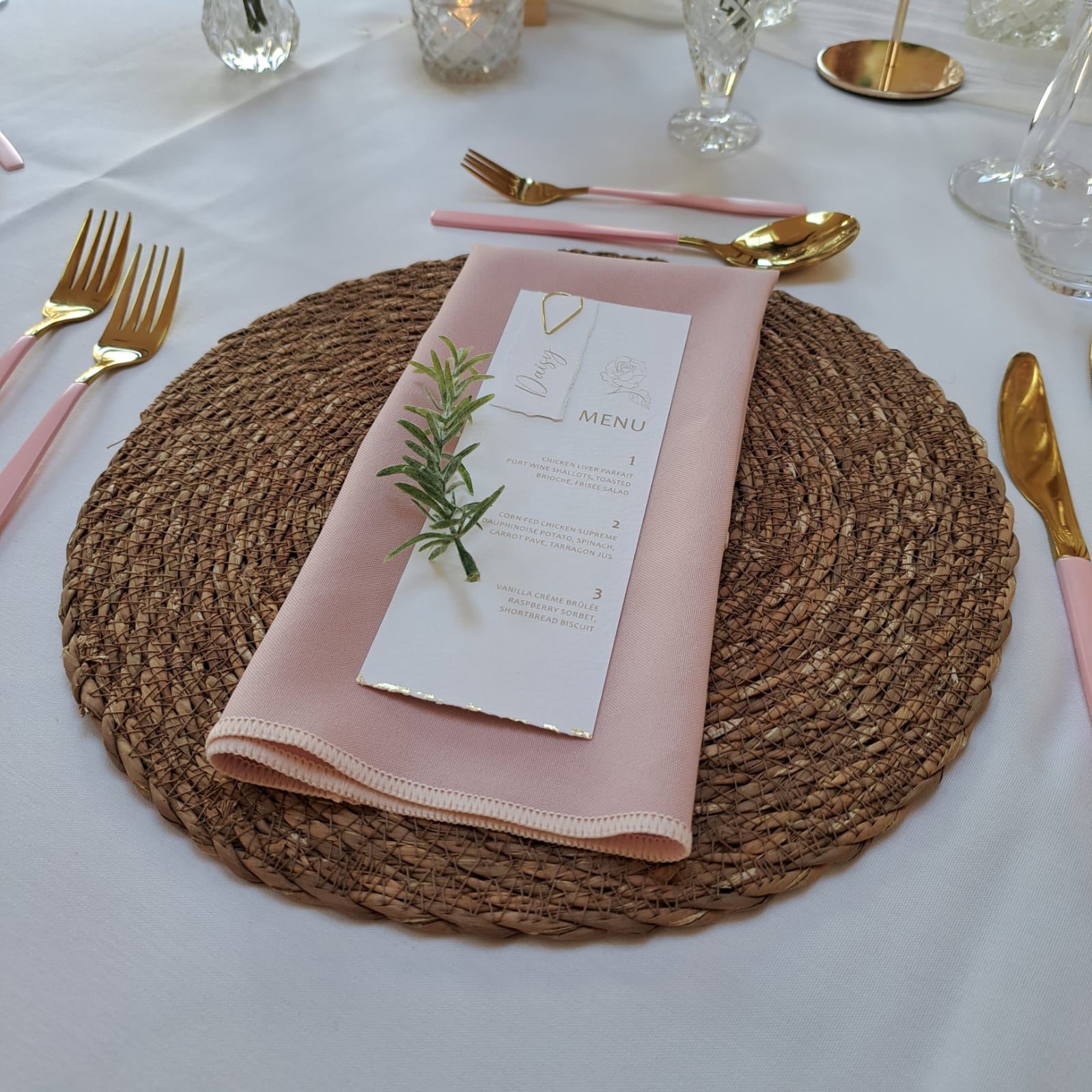Woven Grass Placemats 30cm Boho