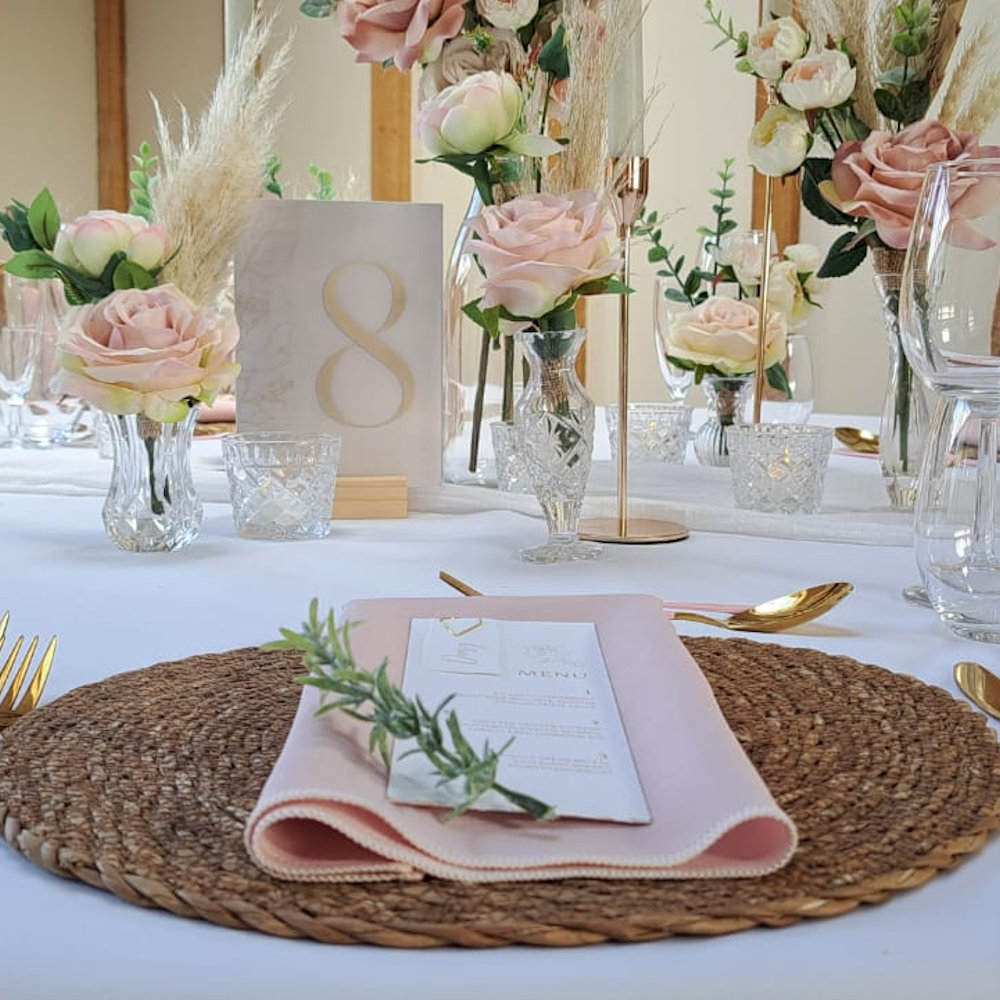Woven Grass Placemats 30cm Boho