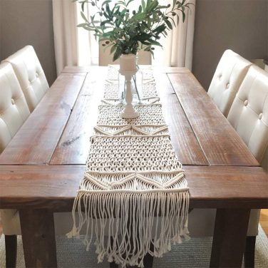 Macrame Boho String Runner Hire