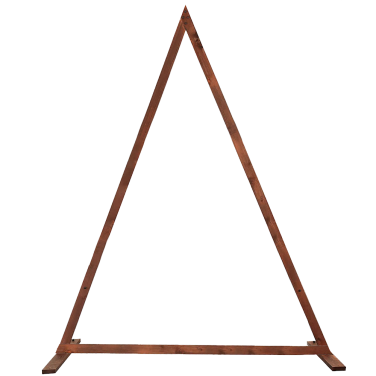 Wooden Triangle Boho Rustic