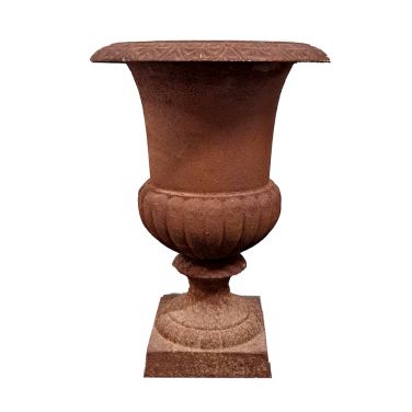 Rusty Metal Urn