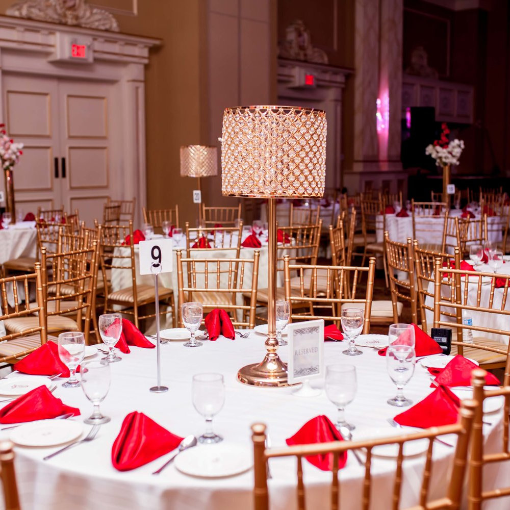 Red Napkin Hire