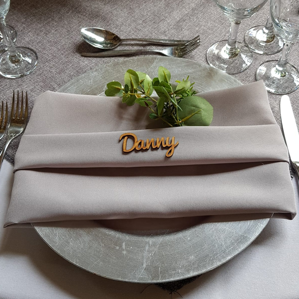 Dove Grey Napkin Hire