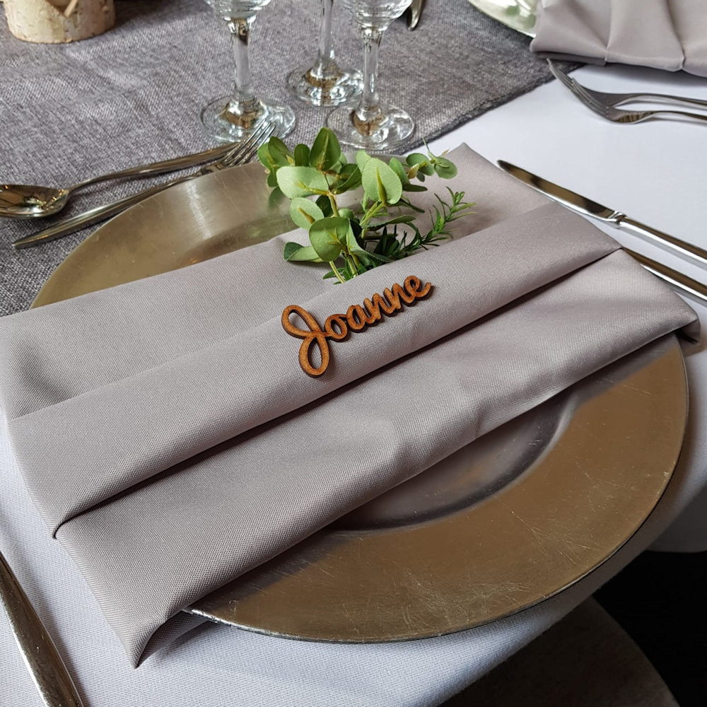 Dove Grey Napkin Hire