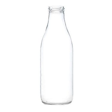 Large 1 Litre Retro Milk Bottle Hire