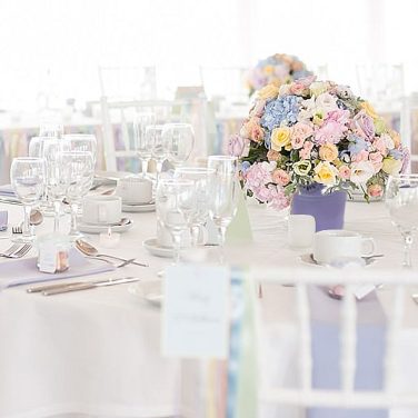 Pastel Planters with Pastel Flowers
