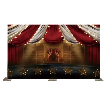Circus Greatest Showman Stage Backdrop Hire