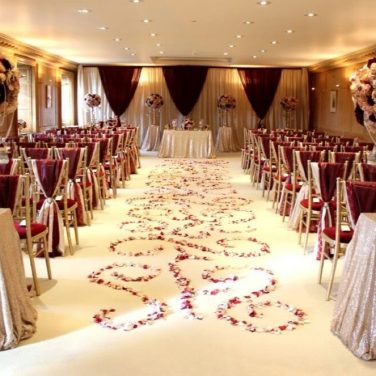 Burgundy & Champagne Brocket Hall