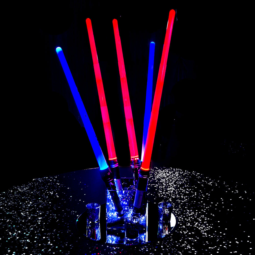 Light Sabre Centrepiece Hire Star Wars Event Party