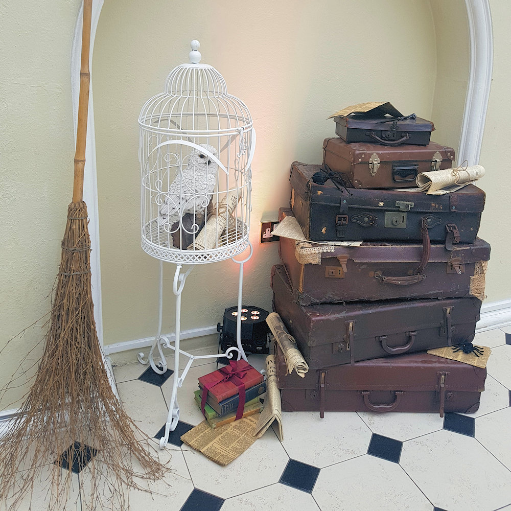 Suitcase Stack for Harry Potter themed Party event