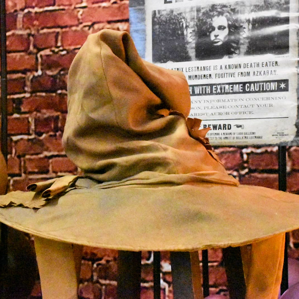 sorting hat harry potter tjemed prop event party hire