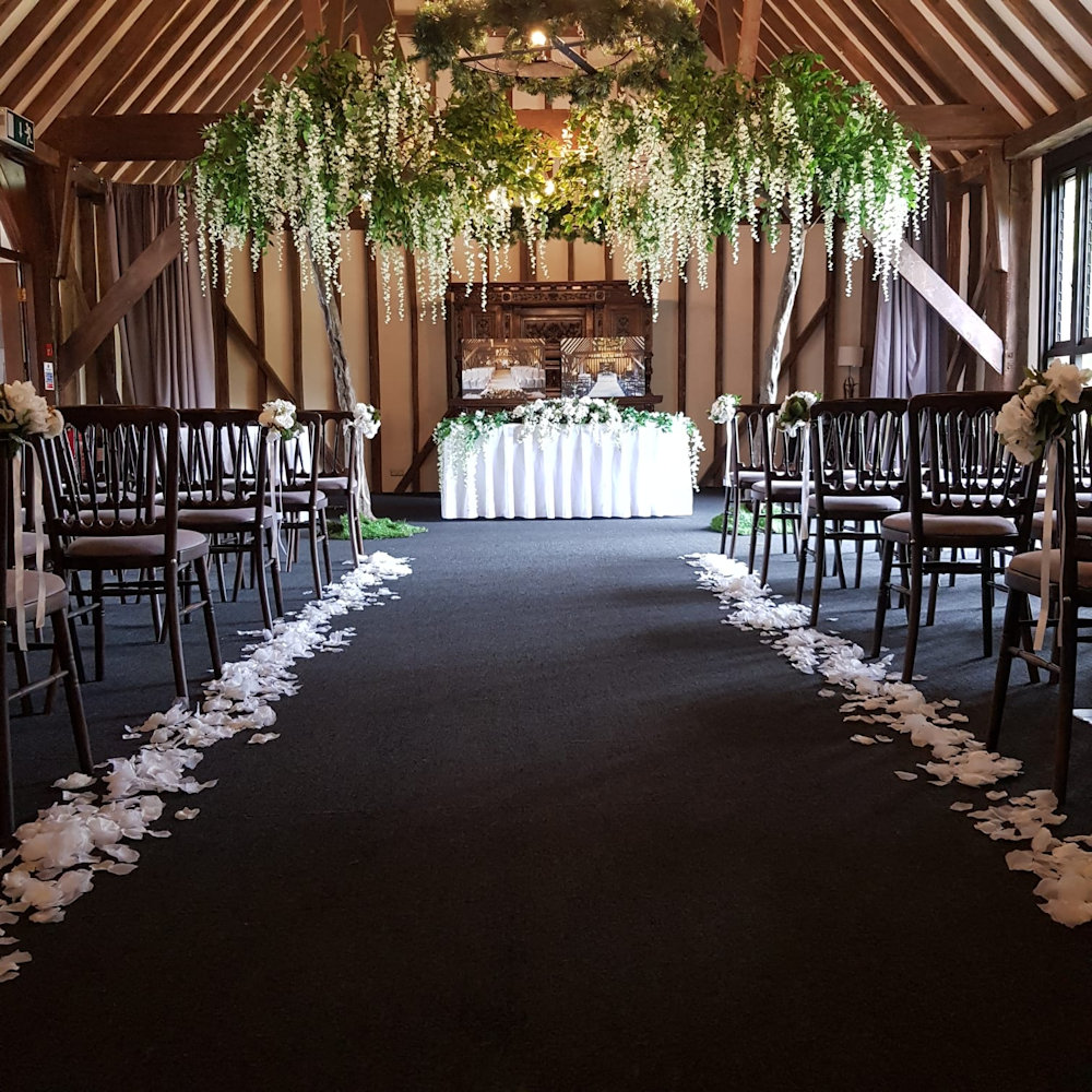 Essendon Wisteria tree ceremony petals grey long and low (1)