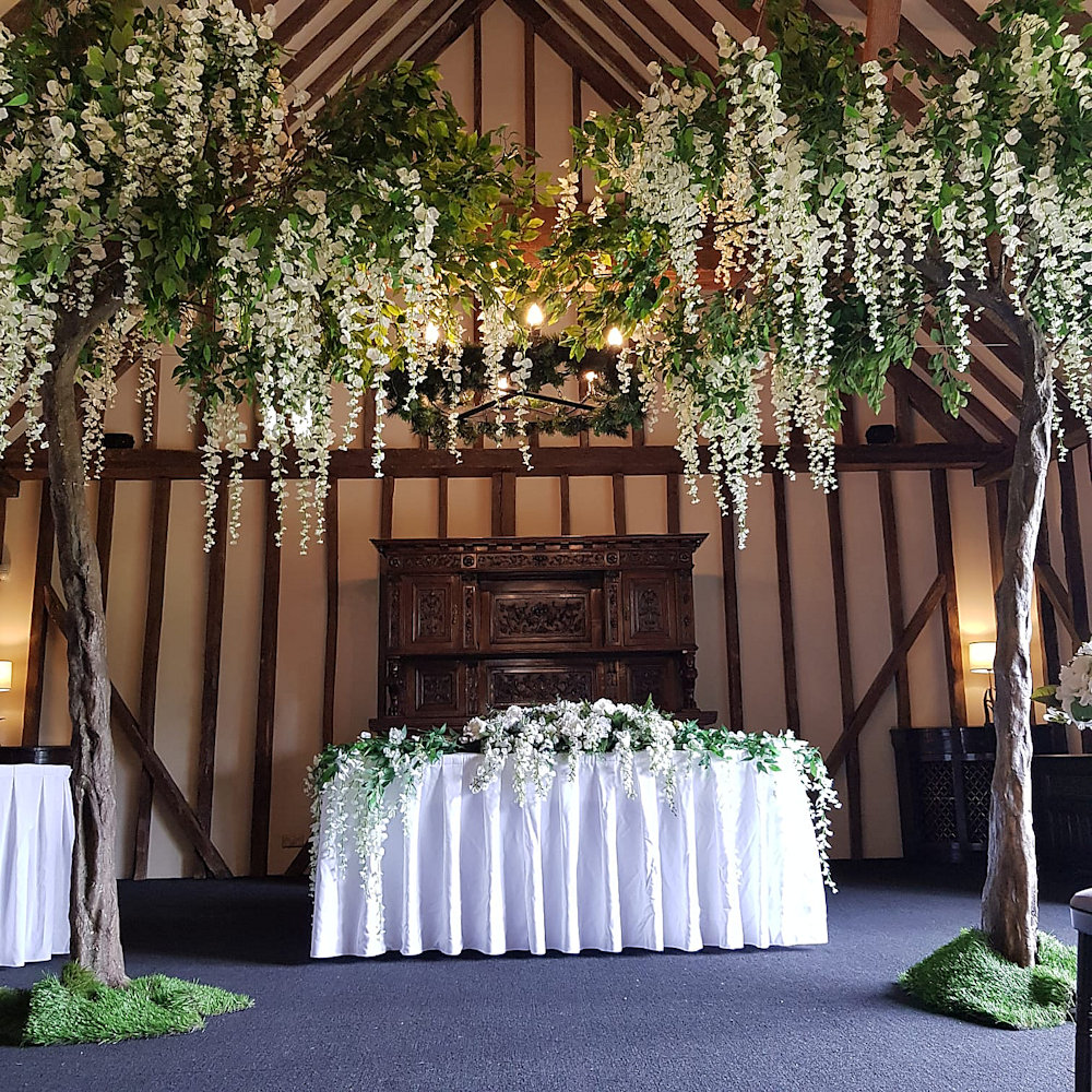 Essendon Wisteria tree ceremony petals grey long and low (1)