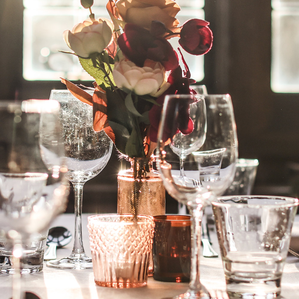 Blush Pink Pedach Mixed Style Vintage Bottles Hire