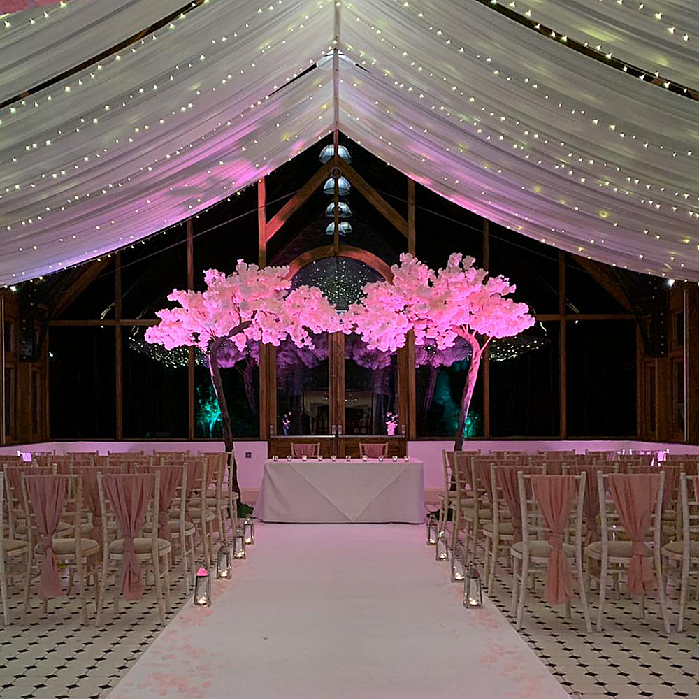 Garden Court at Hanbury Manor Wedding Event