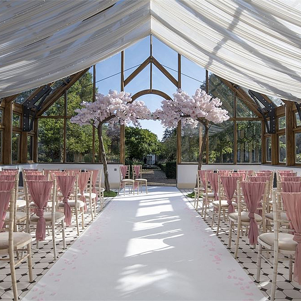 Garden Court at Hanbury Manor Wedding Event