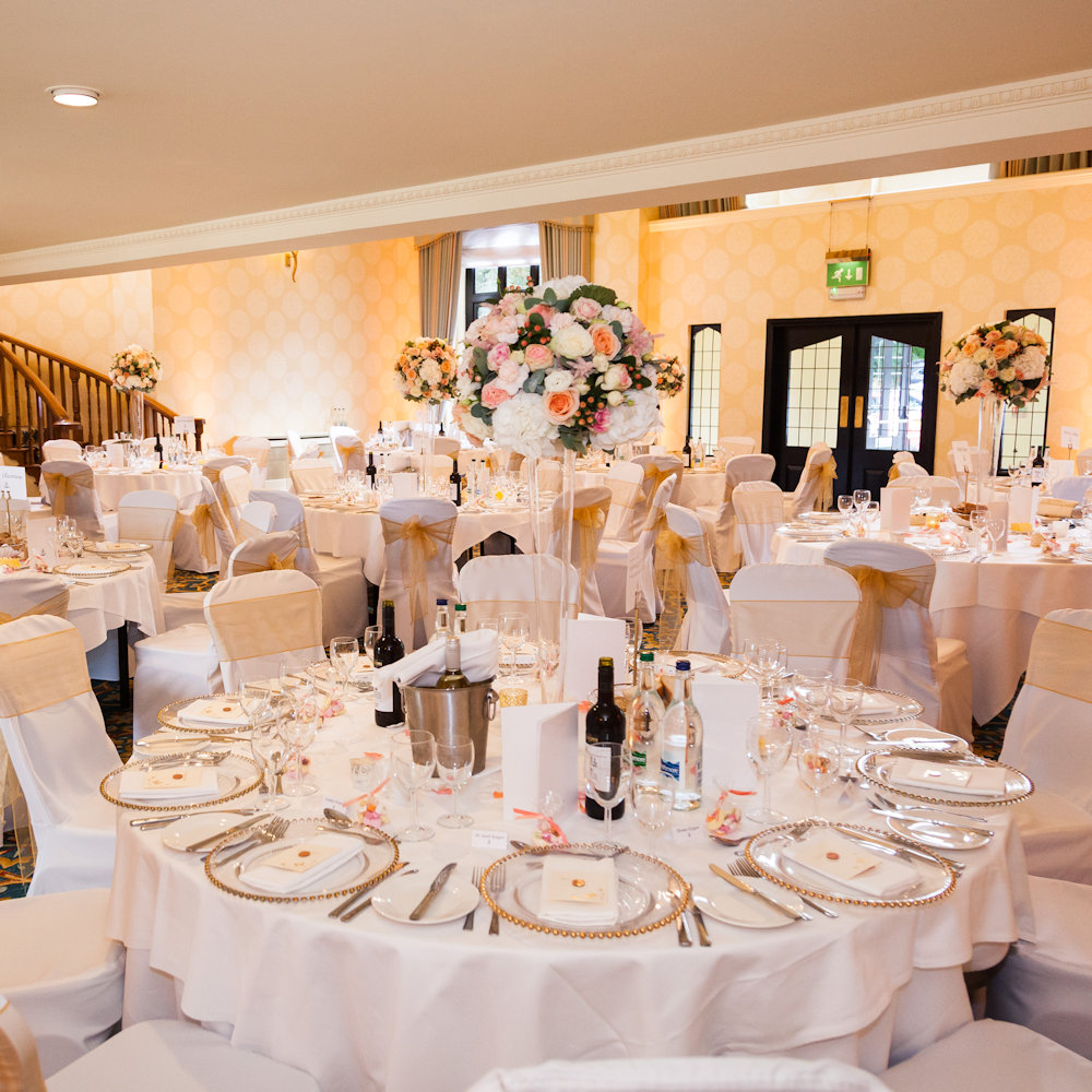 Garden Court at Hanbury Manor Wedding Event