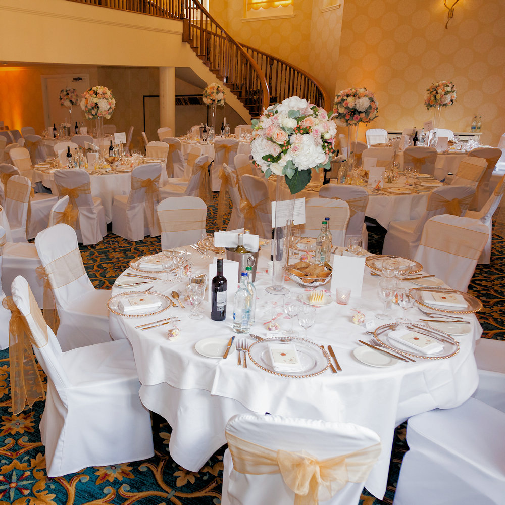 Garden Court at Hanbury Manor Wedding Event