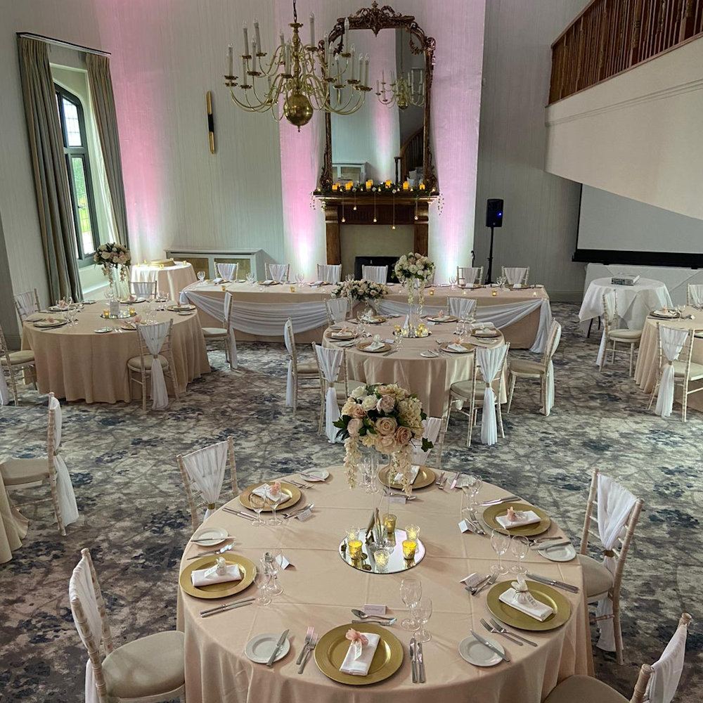 Garden Court at Hanbury Manor Wedding Event