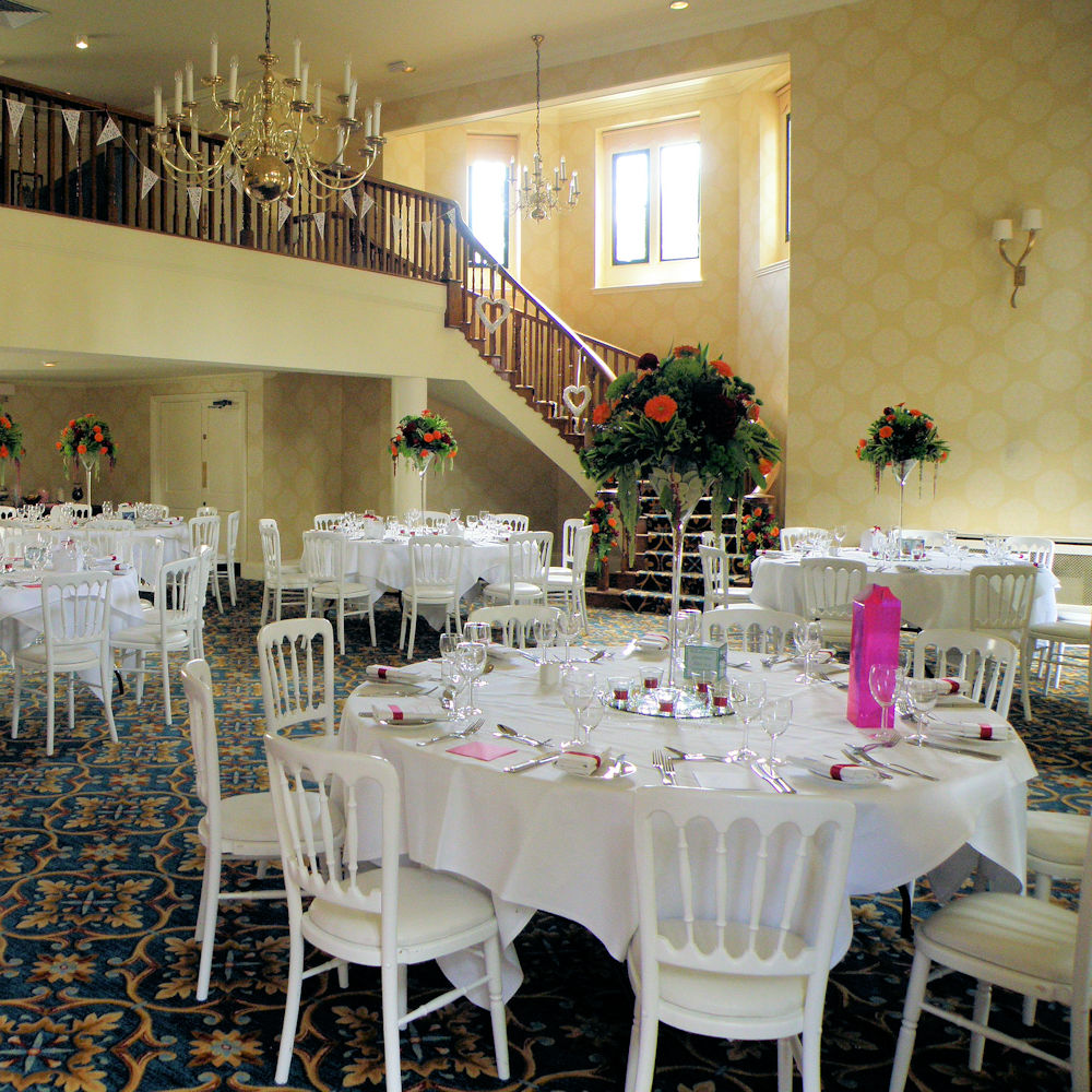 Garden Court at Hanbury Manor Wedding Event