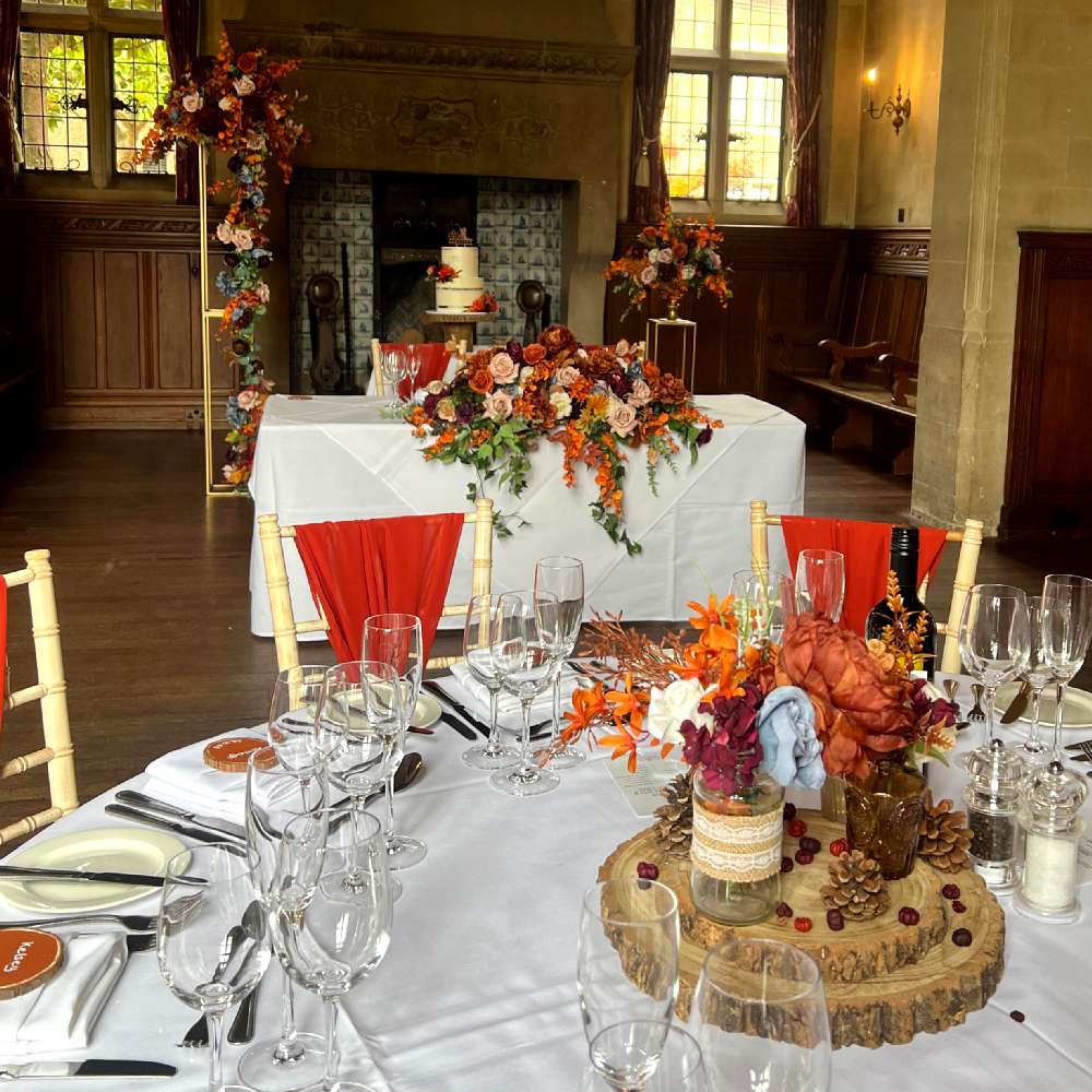 Fanhams Hall Wedding Event Decor Hire