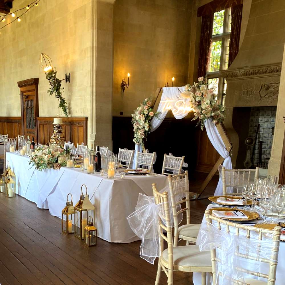 Fanhams Hall Wedding Event Decor Hire