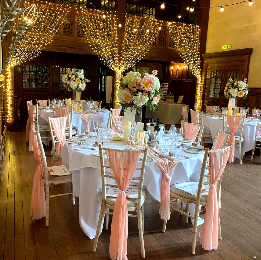 Fanhams Hall Wedding Event Decor Hire