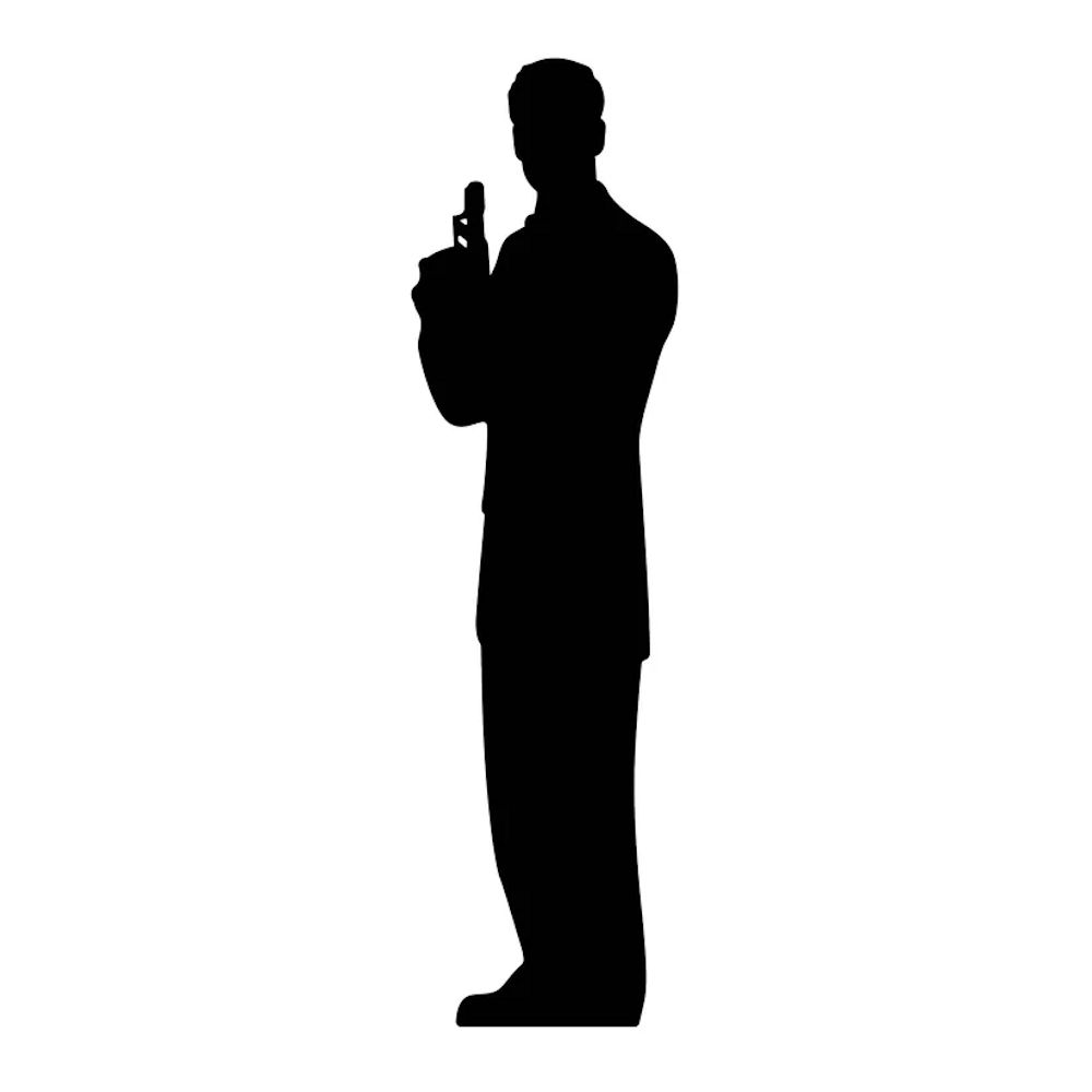007 Bond Secret Agent Cardboard Cutouts Hire