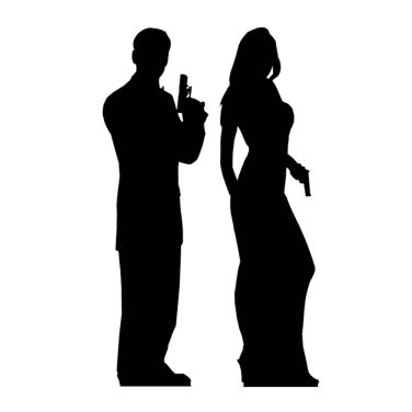 007 Bond Secret Agent Cardboard Cutouts Hire
