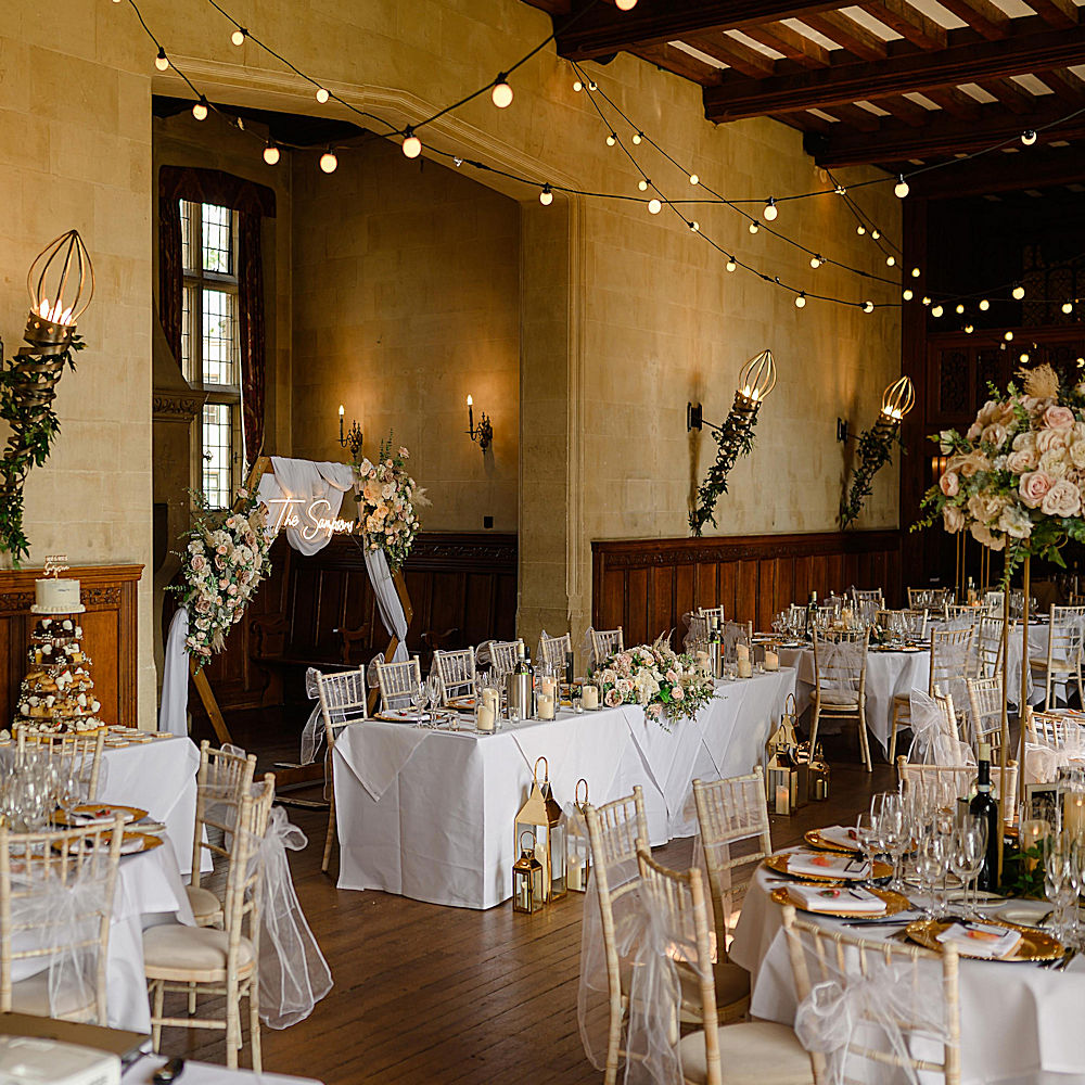 Fanhams Hall Wedding Event Decor Hire
