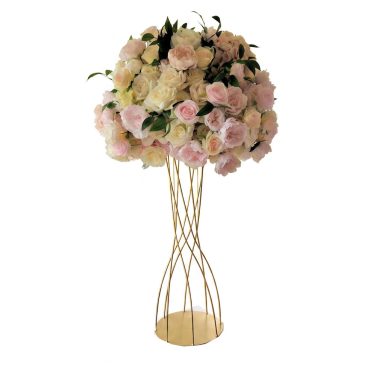 Natural Silks Pink & Ivory 65cm Centrepiece Ball